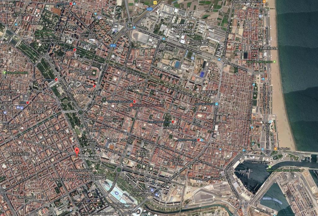 Ferienwohnung Valencia Centro Wifi Exterior foto
